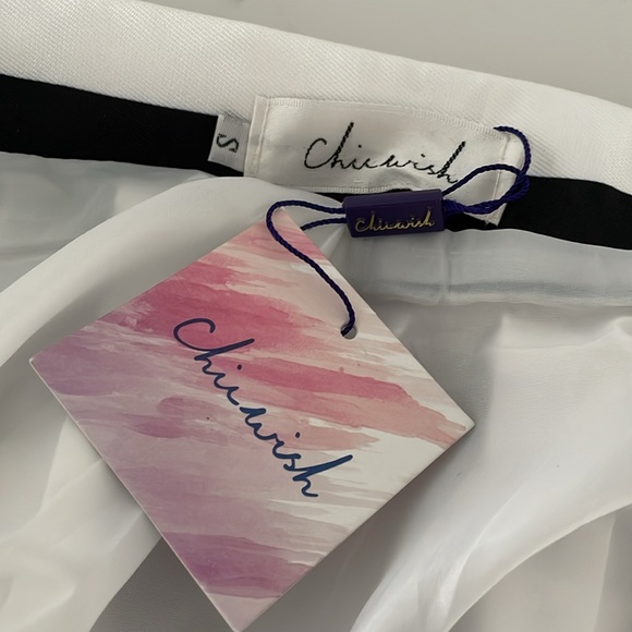 Chicwish Striped Pleated A-line Skirt - Picture 4 of 6